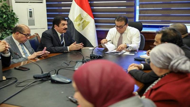 وزير الصحة يستقبل ممثلي الجمعية المصرية لجراحة الأوعية الدموية
