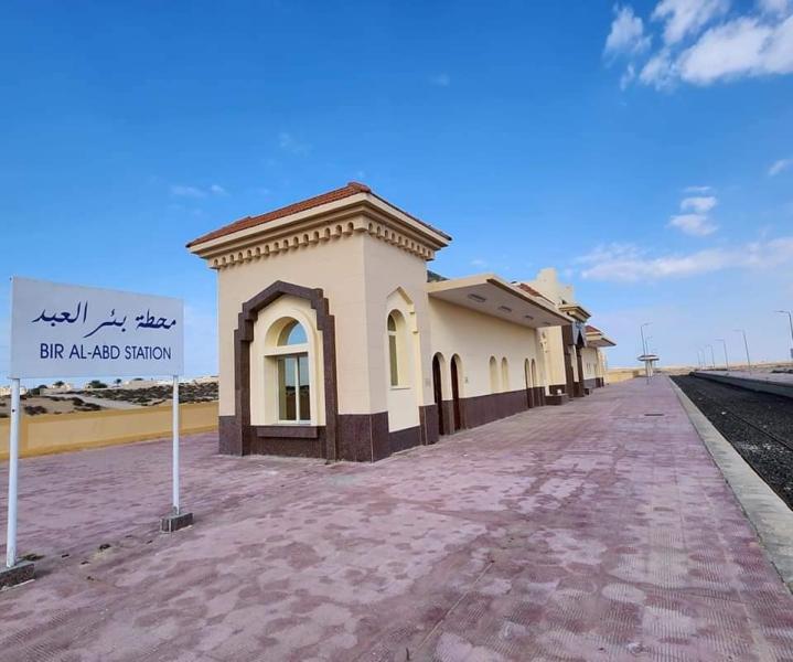 النقل تنتهي من تجهيز محطة بئر العبد تمهيدًا لعودة القطارات لسيناء