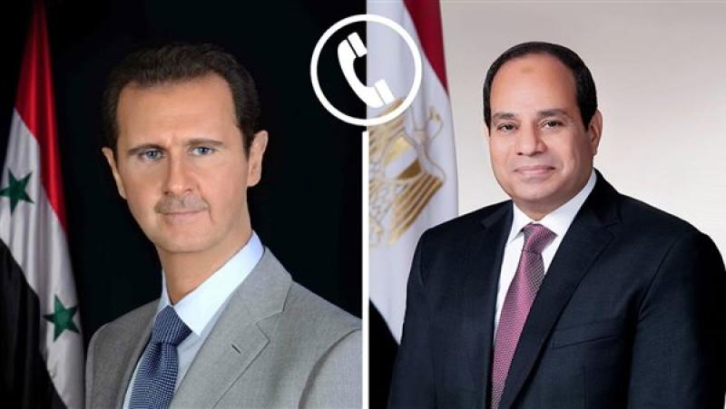 الرئيس السيسي ونظيره السوري