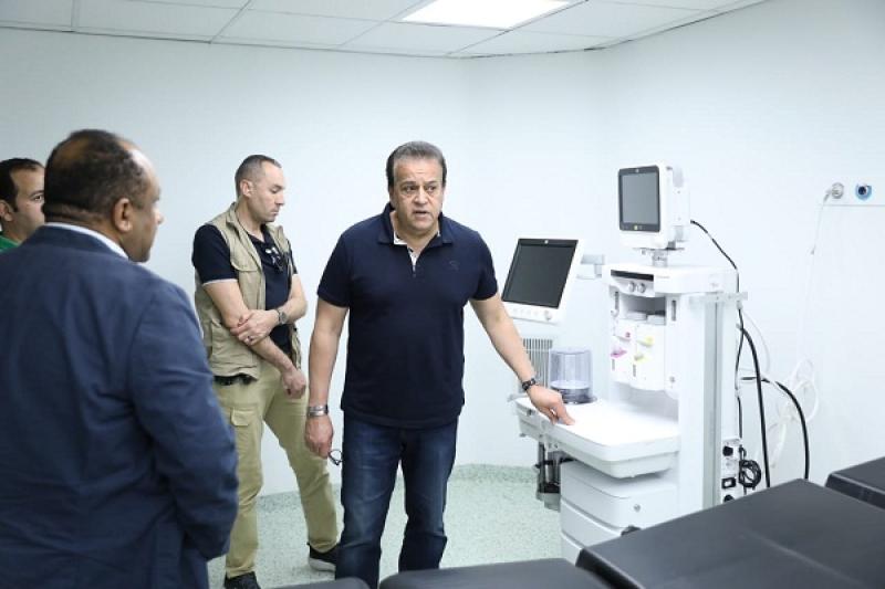 وزير الصحة يتفقد مستشفى محلة مرحوم التخصصي بالغربية