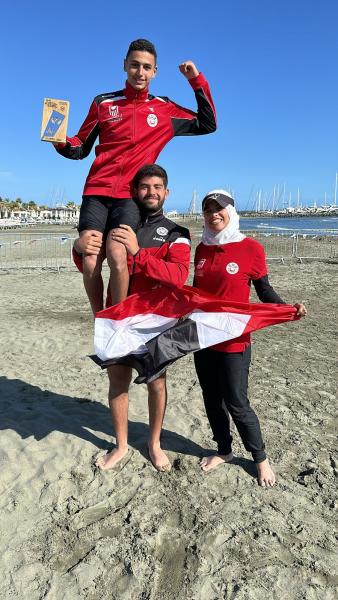 المصريون يحققون نتائج مشرفة في بطولة قبرص الدولية للتجديف الشاطئي