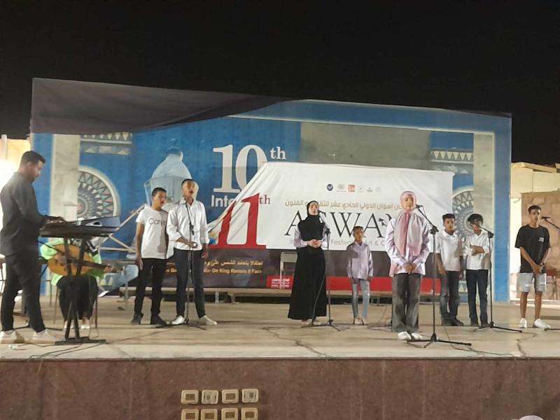 مسرح فوزي فوزي بأسوان يشهد احتفالات ذكرى تحرير سيناء
