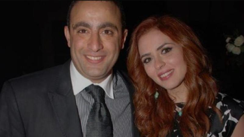 الفنان أحمد السقا وزوجته الإعلامية مها الصغير