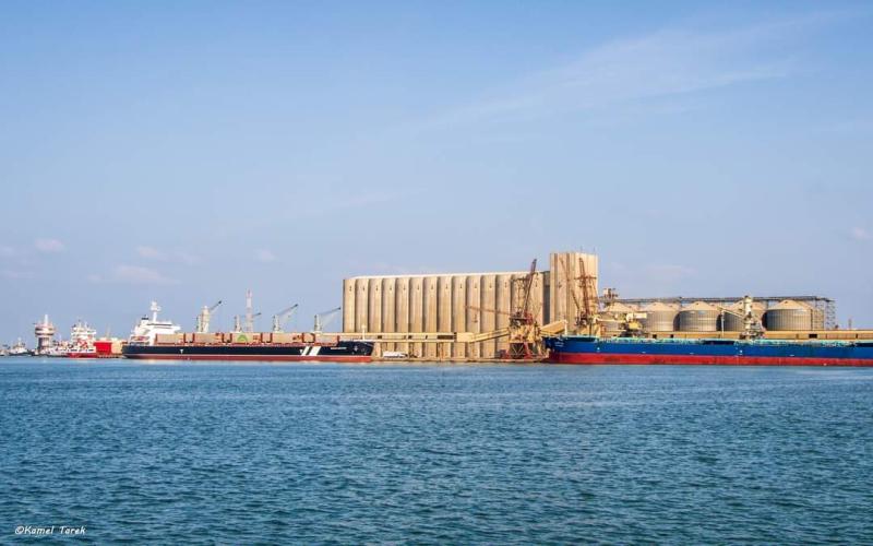 ميناء دمياط يستقبل 27500 طن قمح لصالح القطاع الخاص و11 سفينة