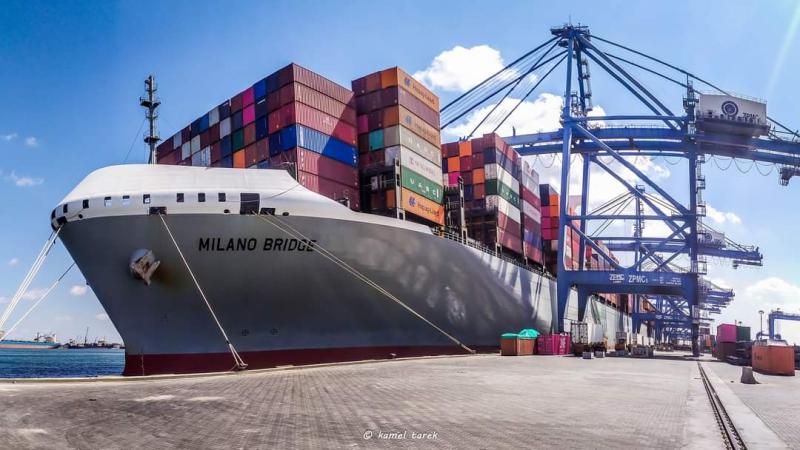 ميناء دمياط يستقبل 57 سفينة بضائع متنوعة خلال 24 ساعة