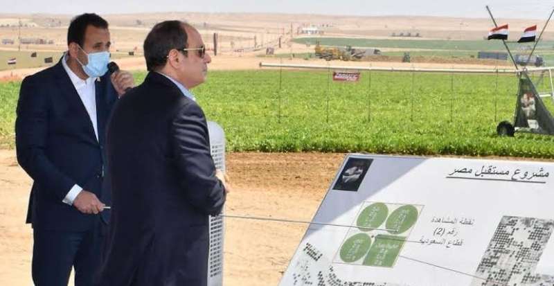 أبرز تصريحات الرئيس السيسي خلال افتتاح مشروع ”مستقبل مصر”