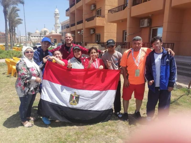 فريق تعليم القاهرة لذوي الهمم الأول في بطولة الجمهورية لألعاب القوى