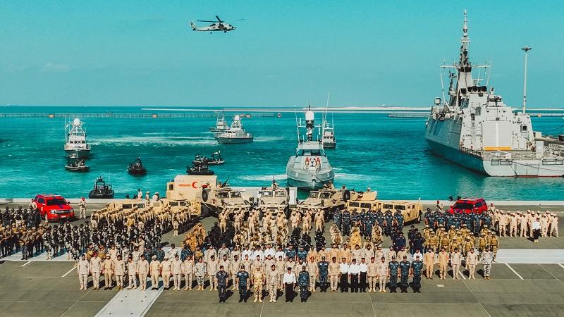 ختام فعاليات التدريب البحرى المشترك «الموج الأحمر - 7» بالسعودية