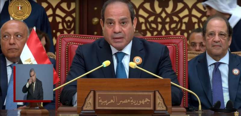 الرئيس السيسي يؤكد موقف مصر الثابت من تصفية القضية الفلسطينية