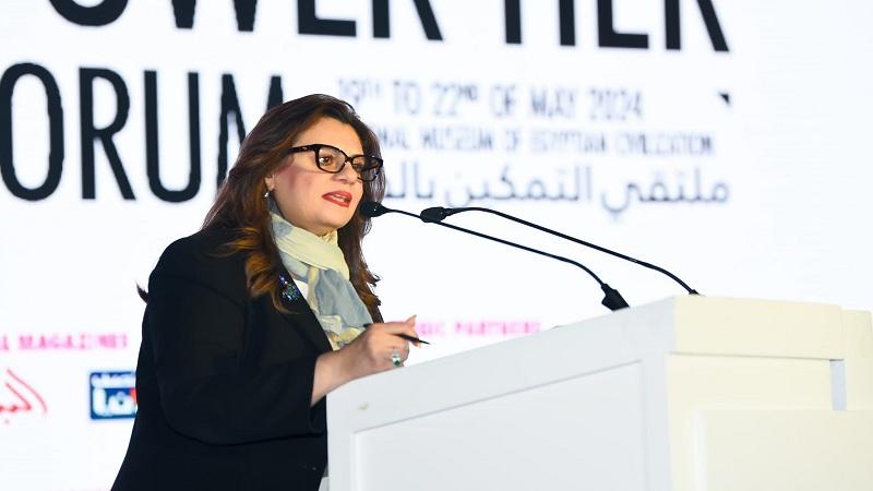 وزيرة الهجرة: «التقدير العلمي والفني للمرأة رفعها على عرش البلاد»