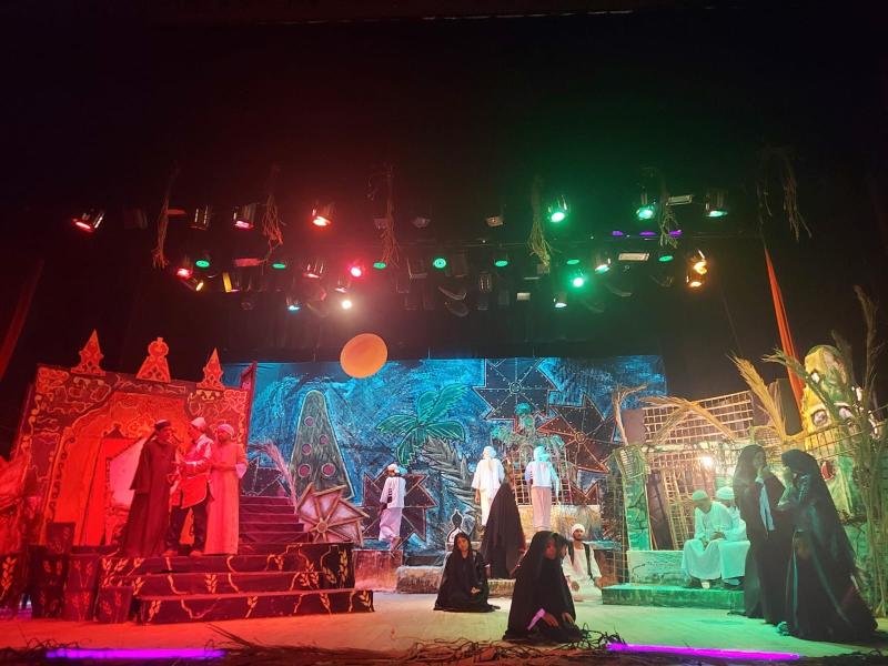 قومية أسوان تعرض ”آه يا ليل ياقمر” ضمن مسرح قصور الثقافة بجنوب الصعيد