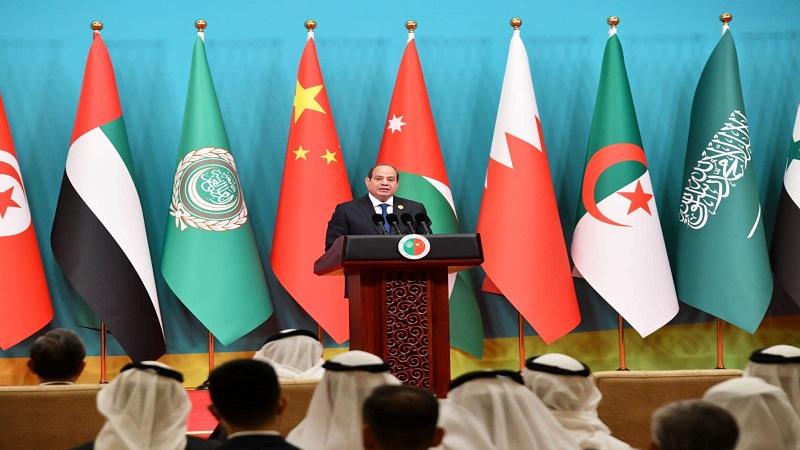 كلمة الرئيس السيسي خلال الجلسة الافتتاحية لمنتدى التعاون العربي الصيني