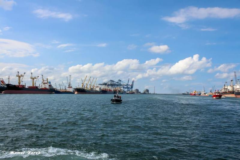 ميناء دمياط يستقبل 54 سفينة ببضائع متنوعة خلال يوم