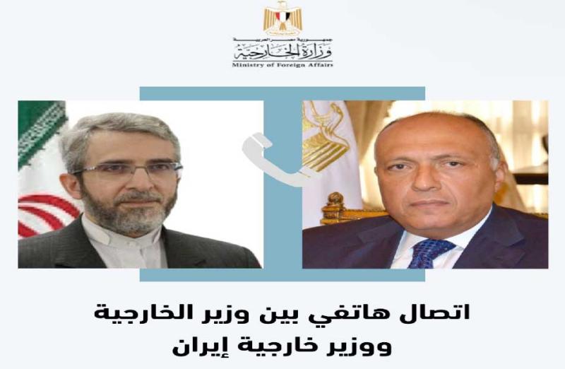 وزيرا خارجية مصر وإيران يبحثان جهود الوساطة ”المصرية ـ القطرية” بدعم أمريكي للتوصل إلى هدنة في غزة