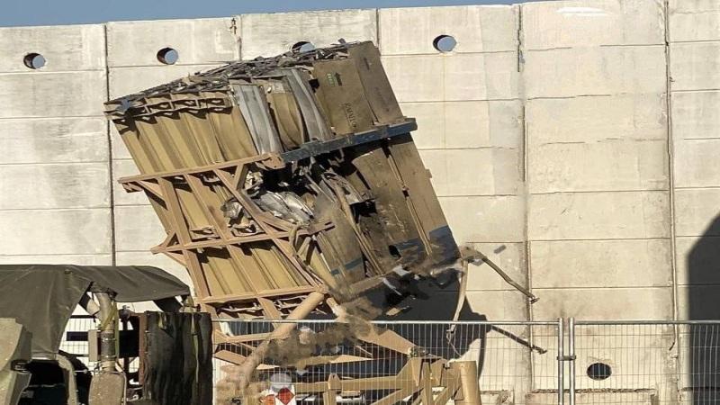 آليا عسكرية إسرائيلية مدمره