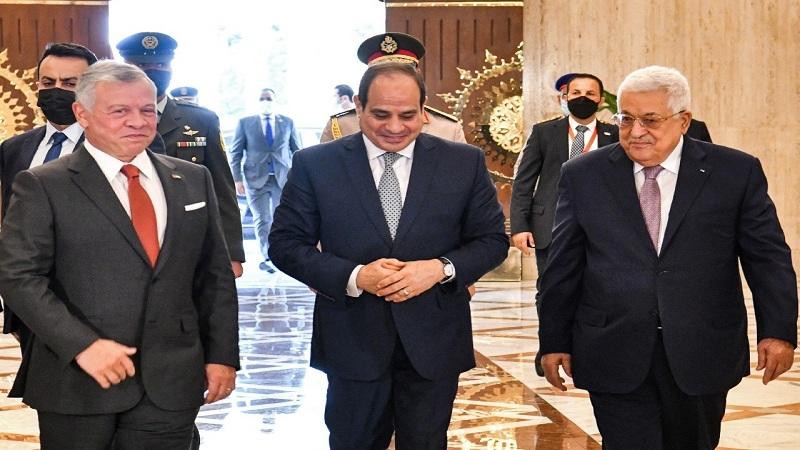 رؤساء مصر والأردن وفلسطين