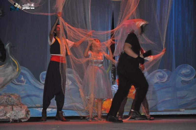 مسرح الطفل ببورسعيد يعرض ”أحلام وردة وريحان” وسط إقبال كبير