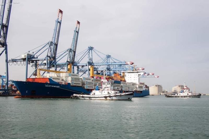 ميناء دمياط يستقبل 48 سفينة ببضائع متنوعة خلال أول أيام عيد الأضحى المبارك