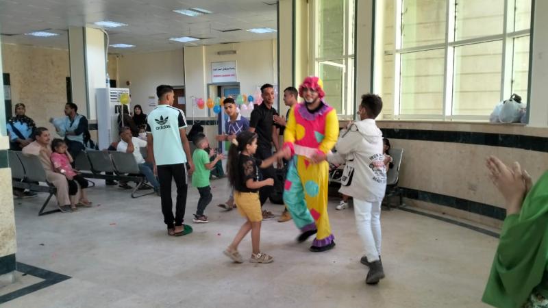 قصور الثقافة بسوهاج تحتفل بعيد الأضحى مع أطفال معهد الأورام