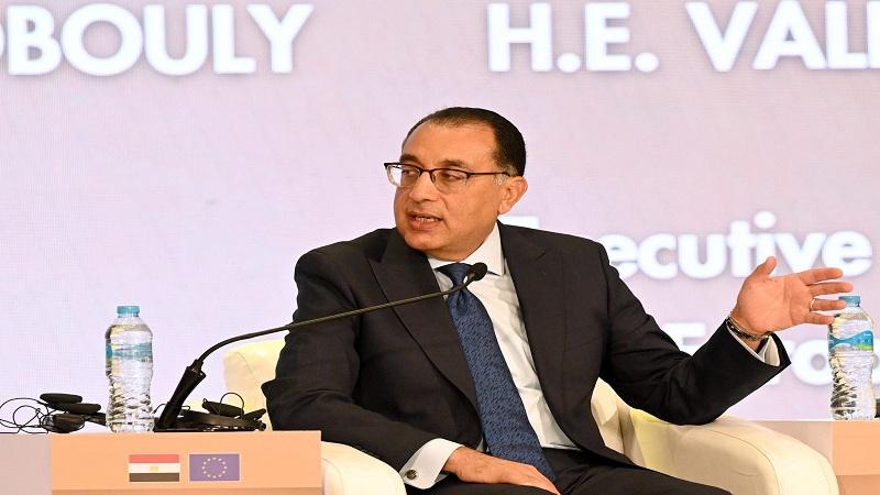«مدبولي» يشارك فى أحد جلسات مؤتمر الاستثمار المصري الأوروبي«»