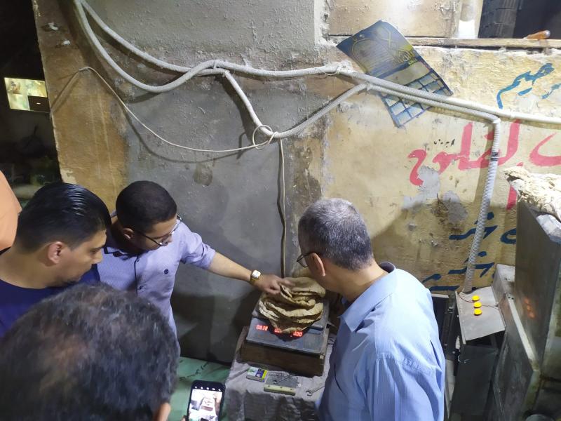 محافظة الغربية تحرر 41 محضر نقص أوزان وإنتاج خبز بمواصفات سيئة