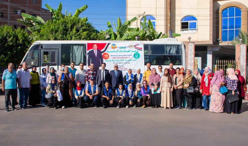 جامعة طنطا تطلق قافلة تنموية شاملة ضمن أنشطة المبادرة الرئاسية ”بداية”