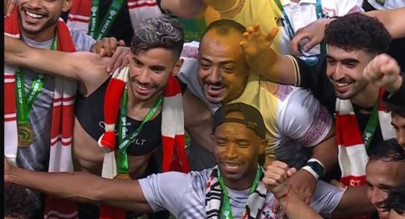 احتفال فريق الزمالك 