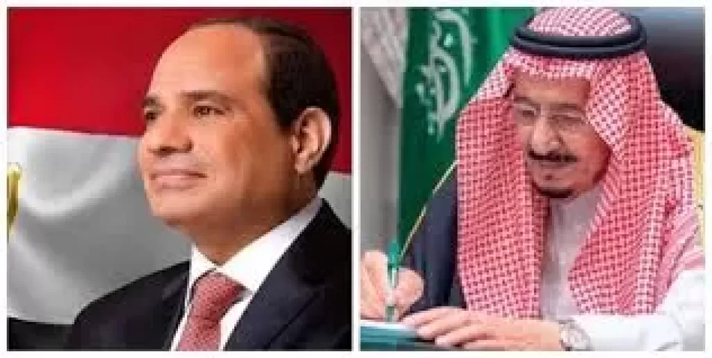 خادم الحرمين الشريفين وولي العهد يهنئان الرئيس السيسي بمناسبة ذكرى يوم العبور