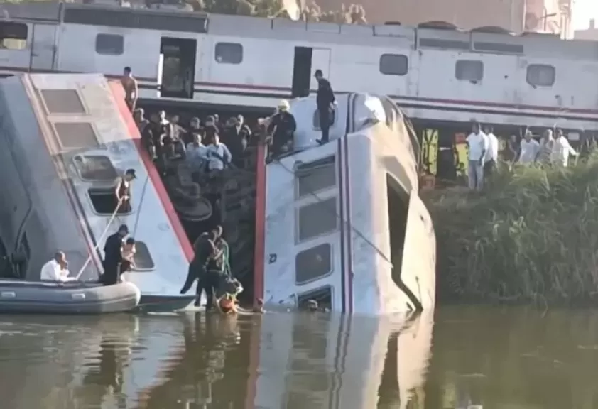 حادث قطاري المنيا