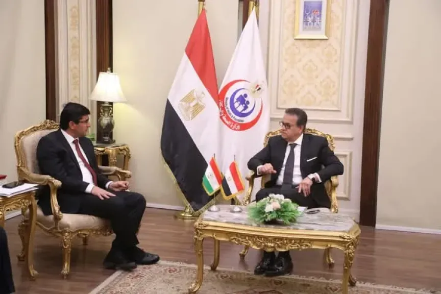 مصر وطاجيكستان تبحثان تعزيز التعاون الصحي وتوسيع الشراكة الدوائية