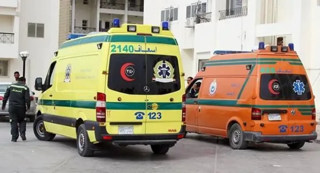 إصابة 6 أشخاص في حادثي تصادم وانقلاب بسبب السرعة بالمنيا