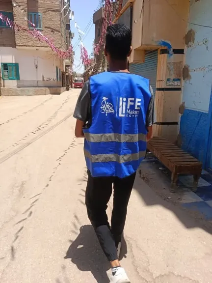 صناع الحياة عضو التحالف الوطني تشارك في دعم أهالي حادث حريق كنيسة محافظة قنا