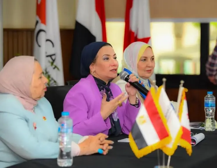 وزيرة البيئة تفتتح ندوة ”الشباب والاستدامة البيئية والتنموية ... كمحاور لصناعة المستقبل” بالمعهد الكندي