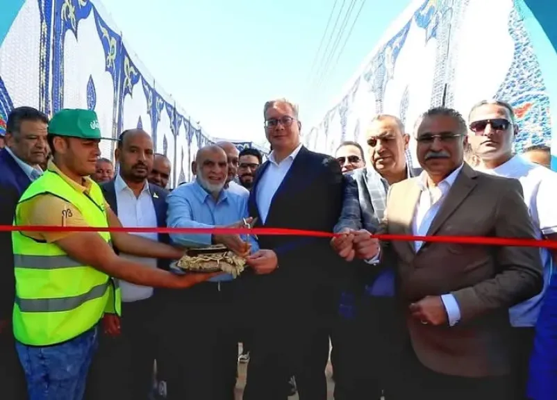 وزير البترول يفتتح تطوير قرية الطوناب بأسوان