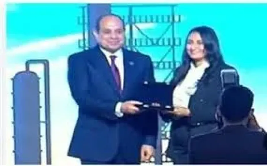 مهرائيل مجدي: فخورة بتكريمي من الرئيس السيسي والتجربة تؤكد أن المرأة قادرة على اقتحام كل المجالات