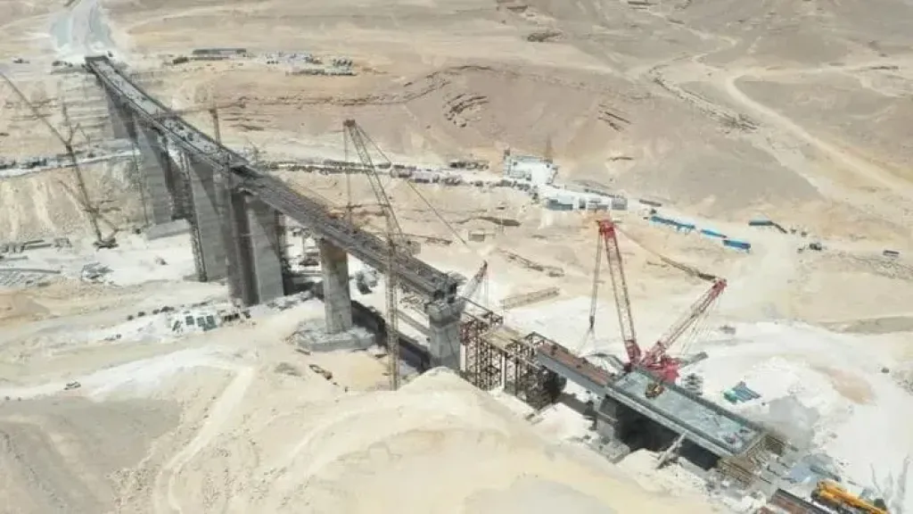 تنفيذ مشروع الخط الأول من شبكة القطار الكهربائي السريع ”السخنة- العلمين- مطروح”