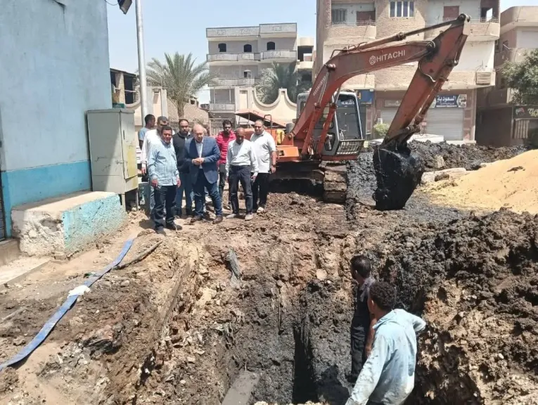 نائب محافظ الجيزة يتفقد الوحدة المحلية لقرية المنوات بأبوالنمرس