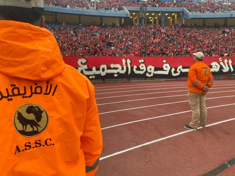 استعدادات أمنية مكثفة لتأمين قمة الأهلي والمصري في برج العرب