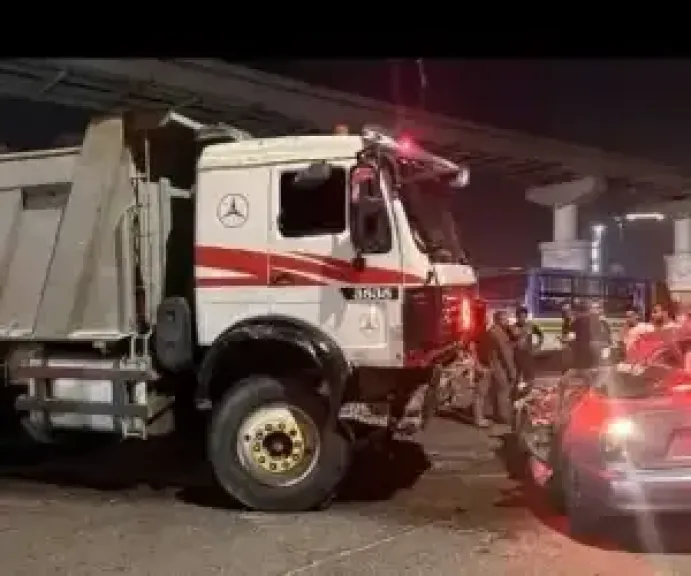 مصرع بطل كمال الأجسام عبد الله صبحي في حادث مروع بسبب سباق متهور على الطريق الدائرى