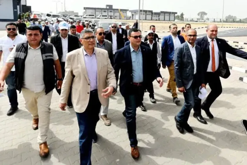 وزير الإسكان ومحافظ الجيزة يفتتحان المرحلة الأولى من محطة مياه الشرب بأوسيم بطاقة 60 ألف م3/ يوم