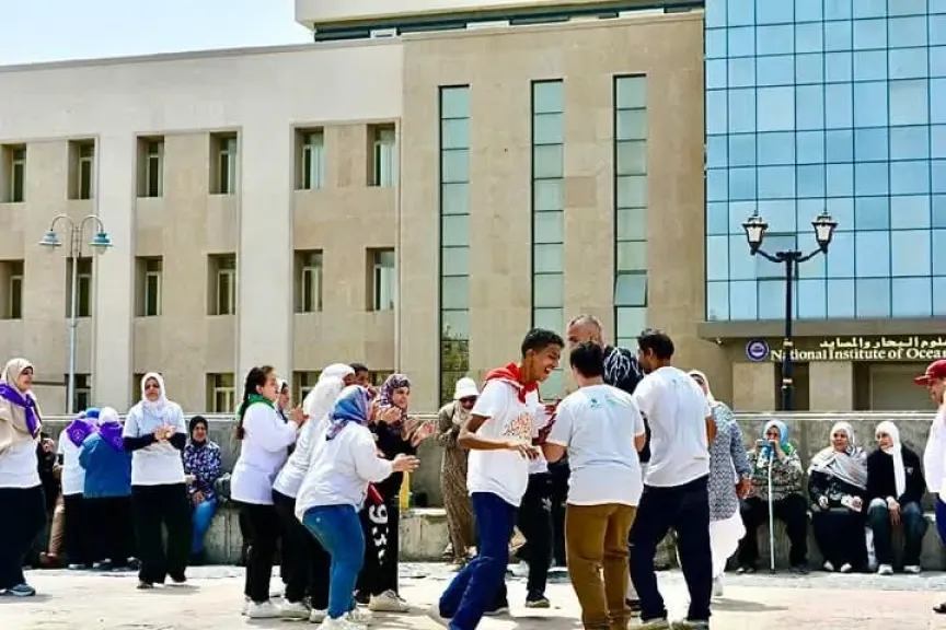 نشاط رياضي تفاعلي لذوي الهمم ضمن فعاليات المعسكر التدريبي بالإسكندرية