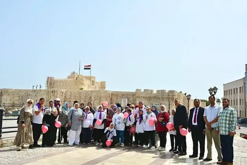 المجلس الأعلى للشئون الإسلامية ينظم زيارة قلعة قايتباي ضمن برنامج المعسكر التدريبي الأول لذوى الهمم