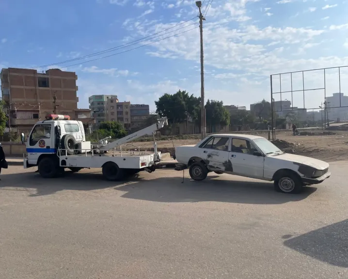 مرور زفتي يشن حملة مكبرة لضبط المخالفين.. صور