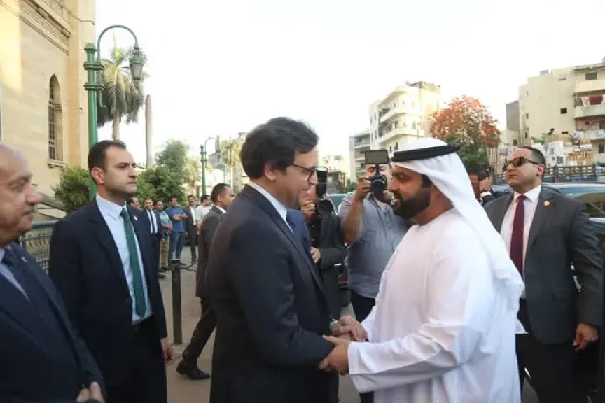 وزير الثقافة يستقبل ولي عهد الفجيرة لبحث آليات التعاون الثقافي وصون التراث