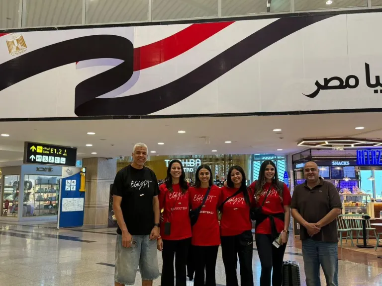 بعثة منتخب  مصر لـ سيدات السلة 3×3 تغادر إلى أذربيجان لخوض تصفيات كأس العالم