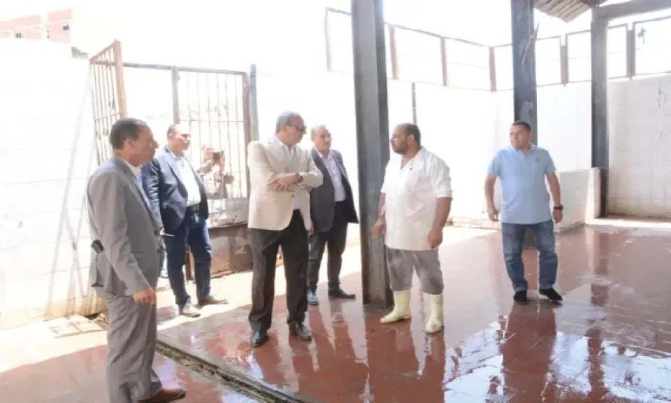 محافظ الغربية يتفقد المجازر الحكومية