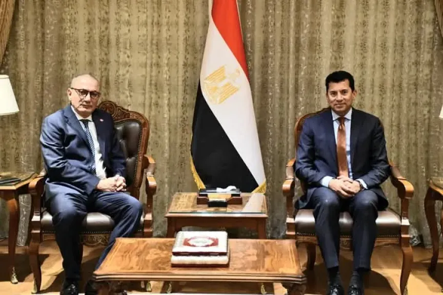 وزير الرياضة يلتقي سفير تركيا لدى القاهرة لبحث التعاون الثنائي في المجالات الشبابية والرياضية