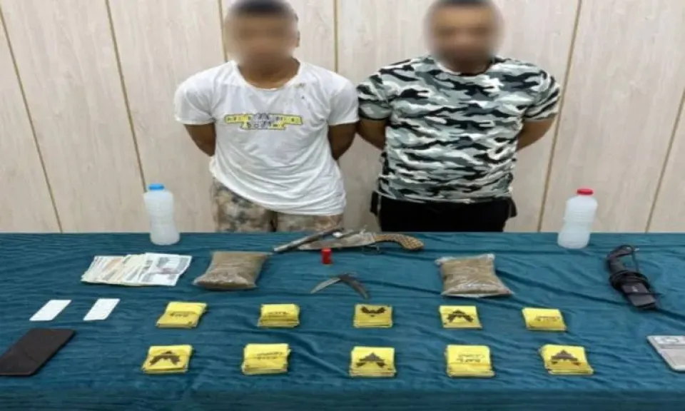 ضبط شخصين بتهمة الاتجار في المواد المخدرة بالقاهرة