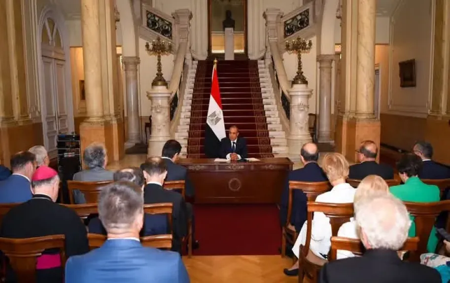 وزير الخارجية والهجرة يلتقى بسفراء الدول الأوروبية المعتمدين فى القاهرة