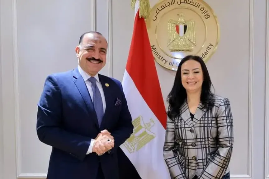 وزيرة التضامن الاجتماعي تكرم إدارة الحماية الاجتماعية لتميزها خلال شهر مايو